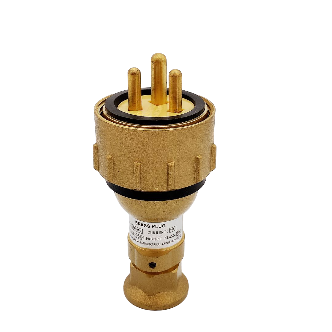 Plug-CTH101-3 en laiton résistant aux intempéries antidéflagrant marin