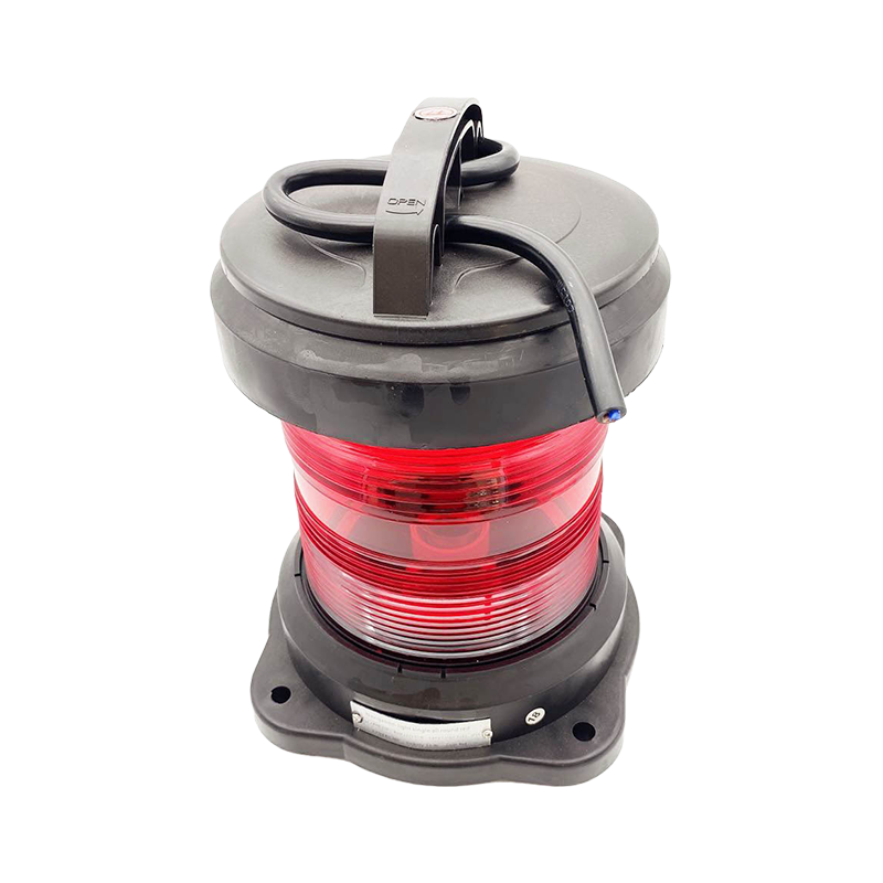 Feux de signalisation de navigation en acier inoxydable pour Bow-CXH6-11P rouge